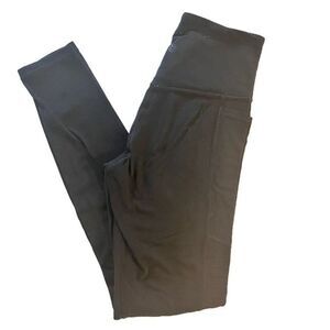 Black Athleta Leggings with Ruching Size XSmall